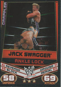 WWE Topps Slam Attax Rebellion 2012 Trading Card Jack Swagger No.18