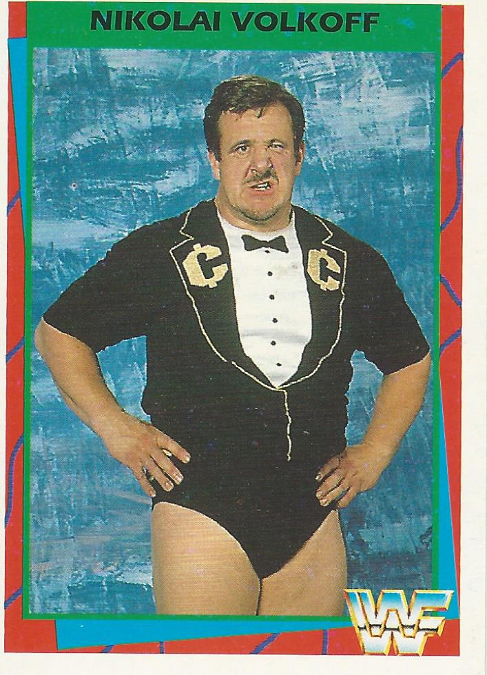 WWF Merlin Trading Card 1995 Nikolai Volkoff No.18