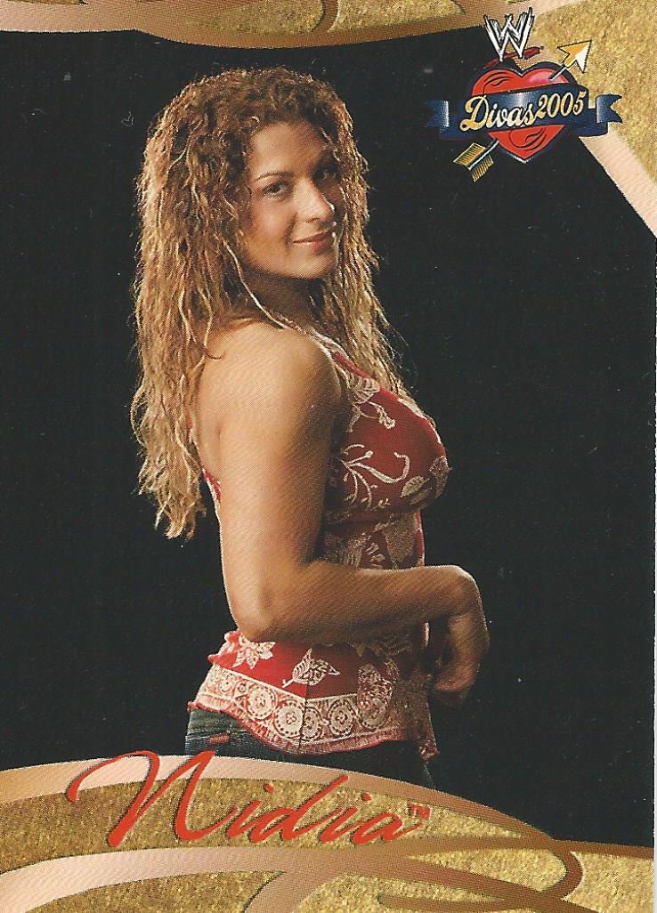 WWE Fleer Divas 2005 Trading Card Nidia No.18