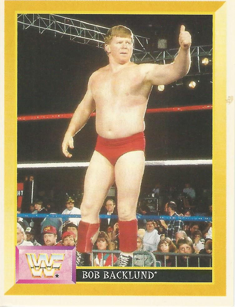 WWF Merlin Sticker Collection 1994 Bob Backlund No.18