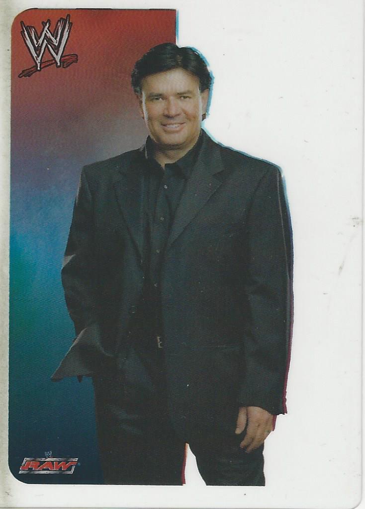 WWE Edibas Lamincards 2004 Eric Bischoff No.18