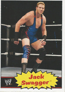 WWE Topps Heritage 2012 Trading Cards Jack Swagger No.18