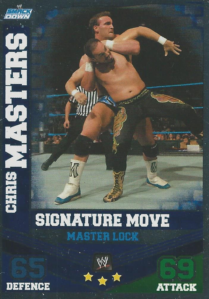 WWE Topps Slam Attax Mayhem 2010 Trading Card Chris Masters No.18