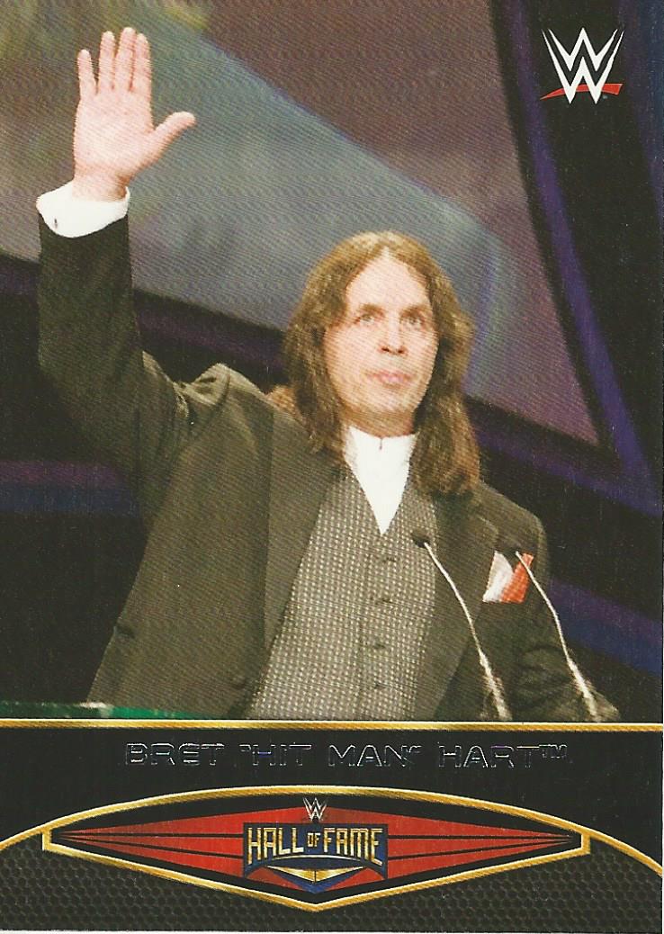 WWE Topps Road to Wrestlemania 2015 Trading Cards Bret Hart 18 of 30