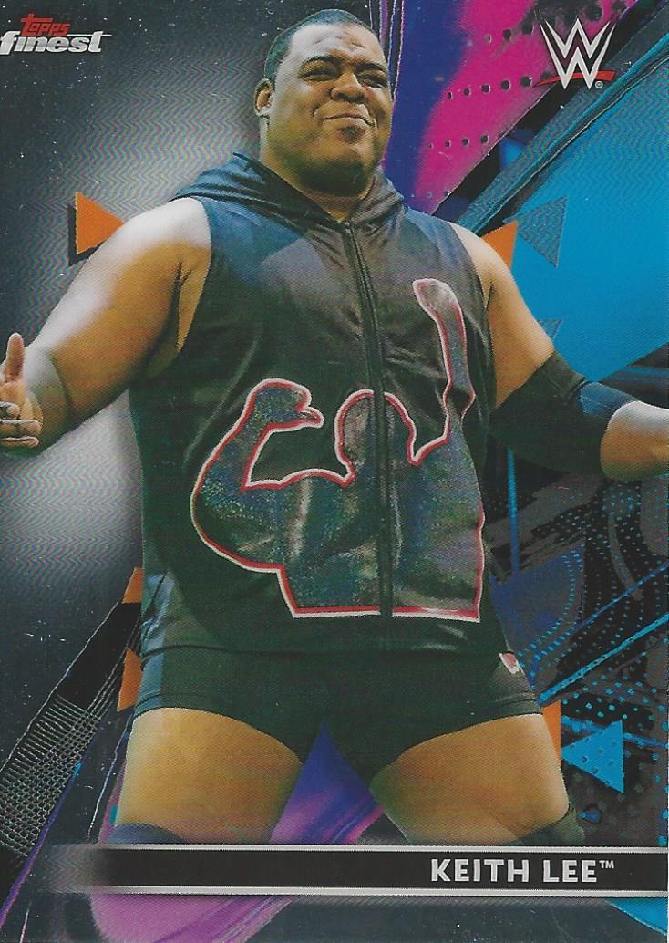 WWE Topps Finest 2021 Trading Cards Keith Lee No.18