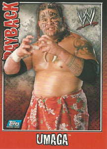 WWE Topps Payback 2006 Trading Card Umaga No.18