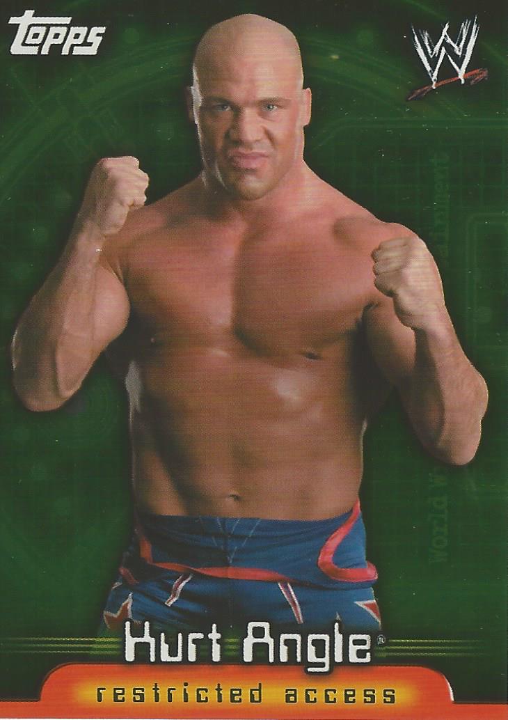 WWE Topps Insider 2006 Trading Card Kurt Angle No.18