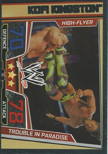 WWE Slam Attax Superstars 2013 Trading Card Finisher Kofi Kingston No.18