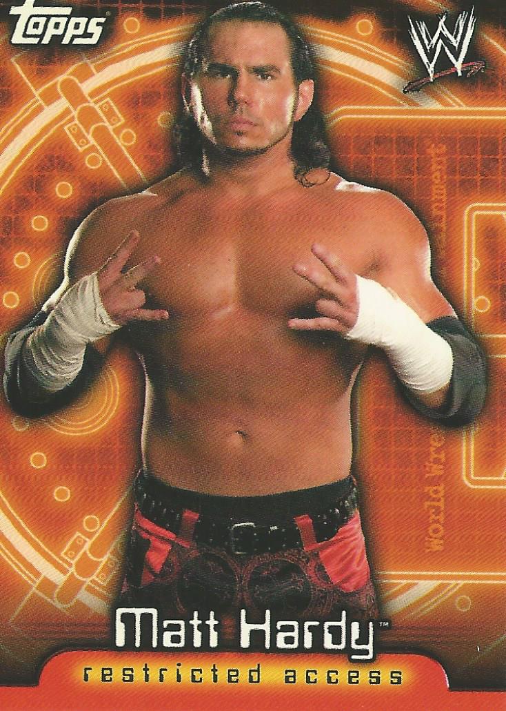 WWE Topps Insider 2006 Trading Cards US Matt Hardy No.18