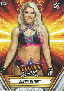 WWE Topps Summerslam 2019 Trading Card Alexa Bliss No.18