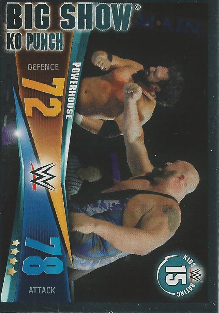 WWE Topps Slam Attax Rivals 2014 Trading Card Big Show No.18