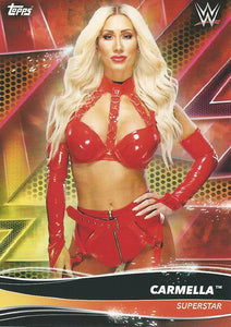 Topps WWE Superstars 2021 Trading Cards Carmella No.18