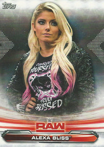 WWE Topps RAW 2019 Trading Cards Image Variation IV-AB Alexa Bliss