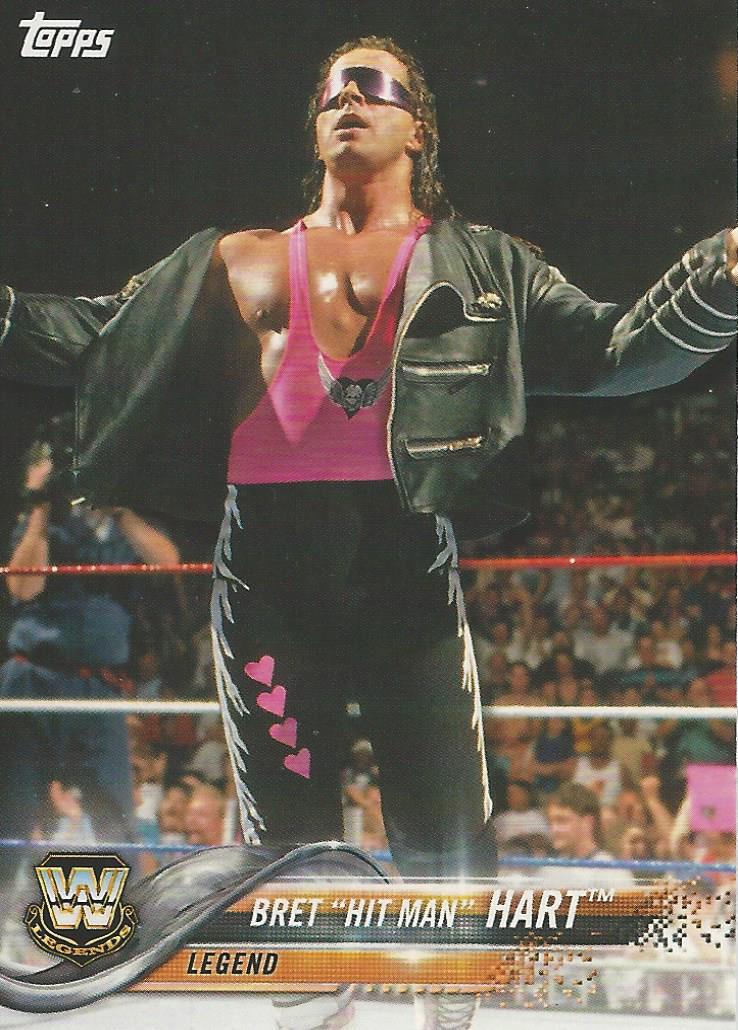 WWE Topps Then Now Forever 2018 Trading Cards Bret Hart No.190