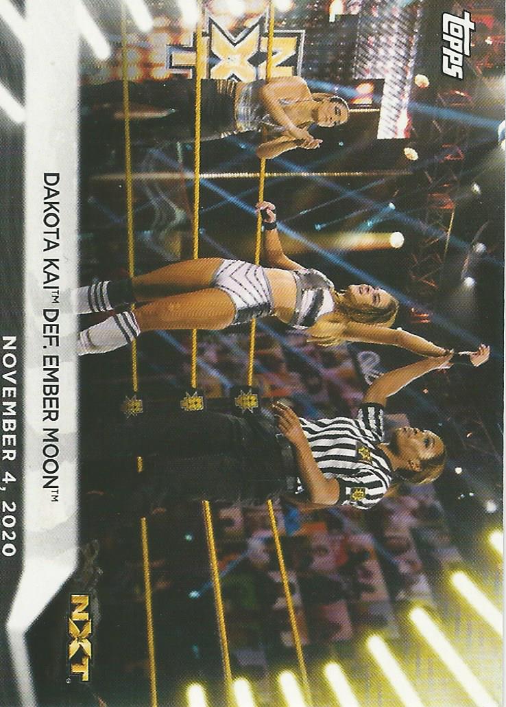 WWE Topps Women Division 2021 Trading Card Dakota Kai No.90