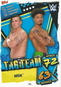 WWE Topps Slam Attax 2021 Trading Card MSK No.190