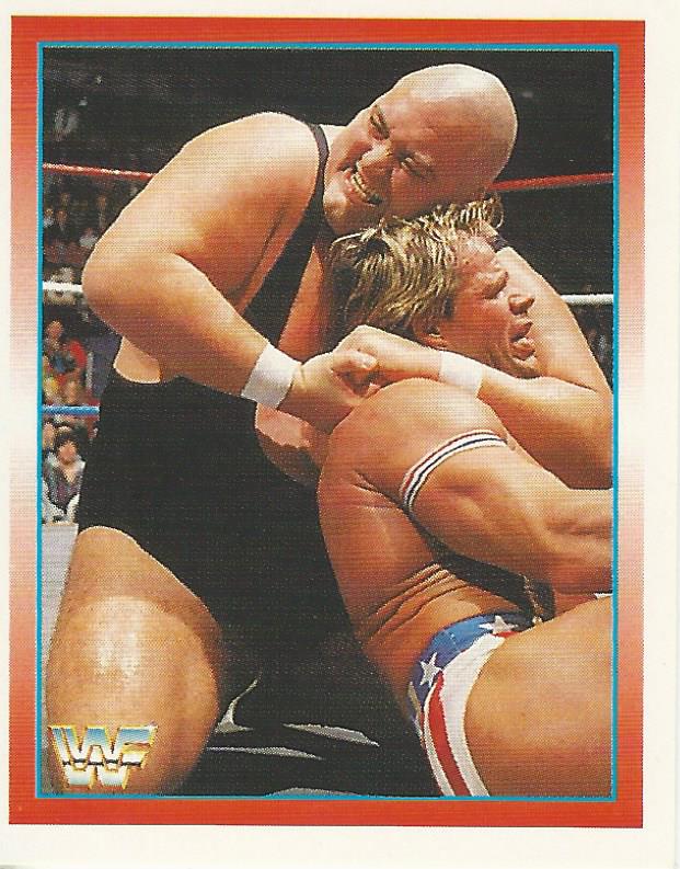 WWF Merlin Stickers 1995 King Kong Bundy No.190