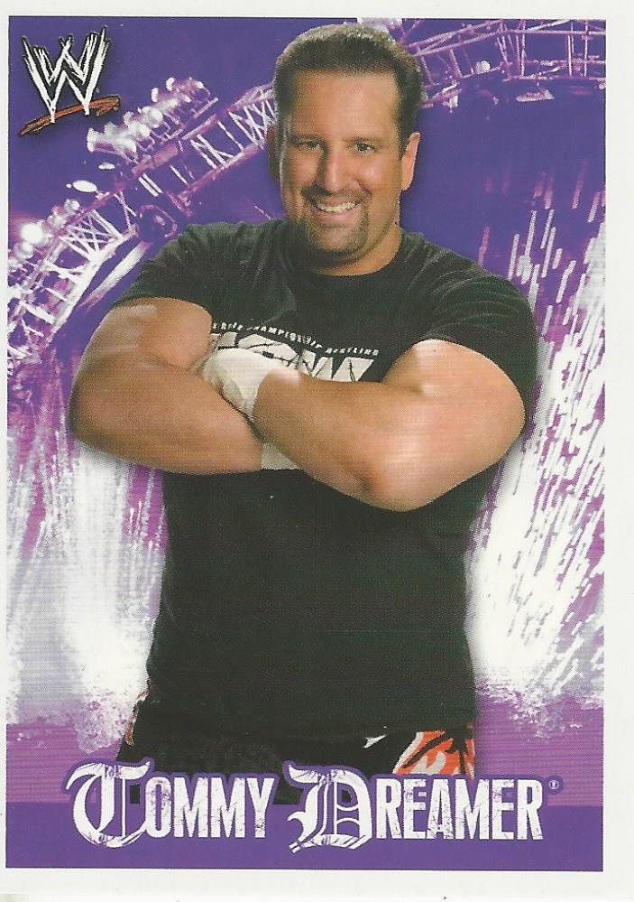 WWE Topps Rivals 2009 Stickers Tommy Dreamer No.190