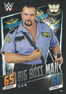 WWE Topps Slam Attax 2015 Then Now Forever Trading Card Big Boss Man No.190