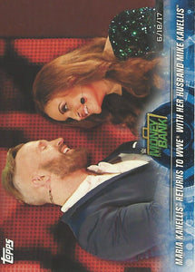 WWE Topps Road to Wrestlemania 2018 Trading Cards Maria and Mike Kanellis No.90