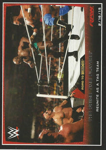 WWE Topps Road to Wrestlemania 2015 Trading Cards Prime Time Players No.90