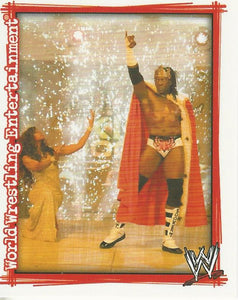WWE Topps Superstars Uncovered 2007 Sticker Collection Booker T No.190