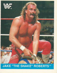 WWF Merlin Sticker Collection 1990 Jake the Snake Roberts No.190