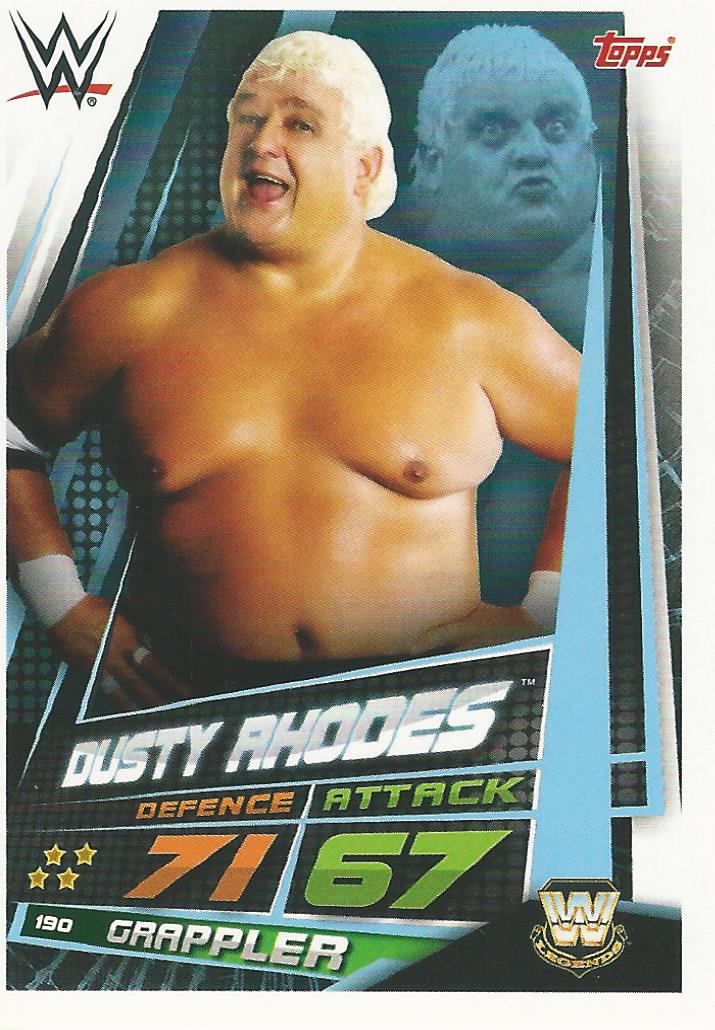 WWE Topps Slam Attax Universe 2019 Trading Card Dusty Rhodes No.190