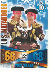 WWE Topps Slam Attax Rivals 2014 Trading Card Los Matadores No.190