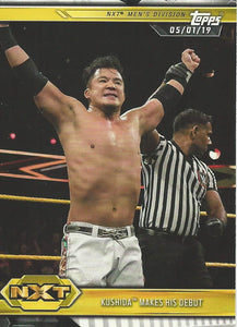 WWE Topps NXT 2019 Trading Cards Kushida No.91