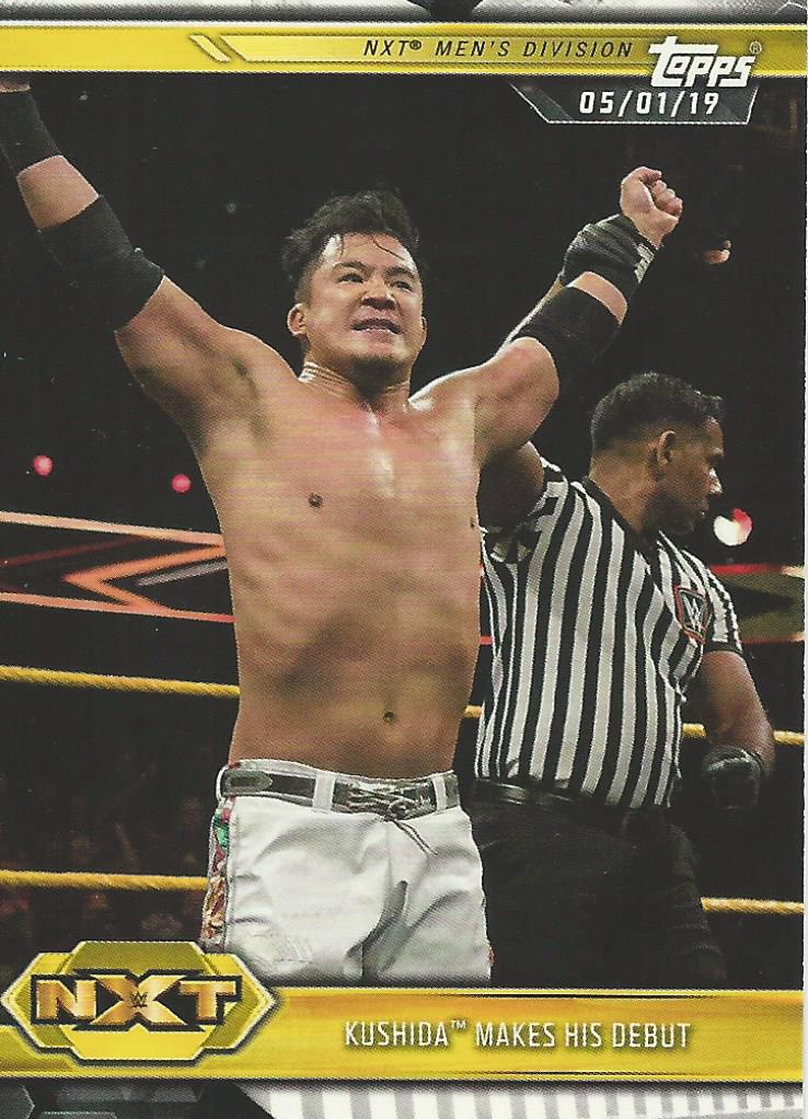 WWE Topps NXT 2019 Trading Cards Kushida No.91