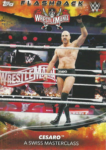 Topps WWE Superstars 2021 Trading Cards Cesaro No.191