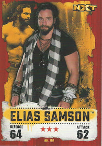 WWE Topps Slam Attax Takeover 2016 Trading Card Elias Samson No.191