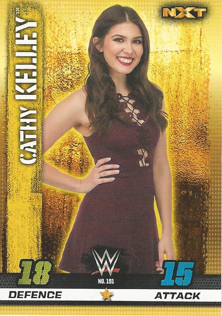 WWE Topps Slam Attax 10th Edition Trading Card 2017 NXT Cathy Kelley No.191