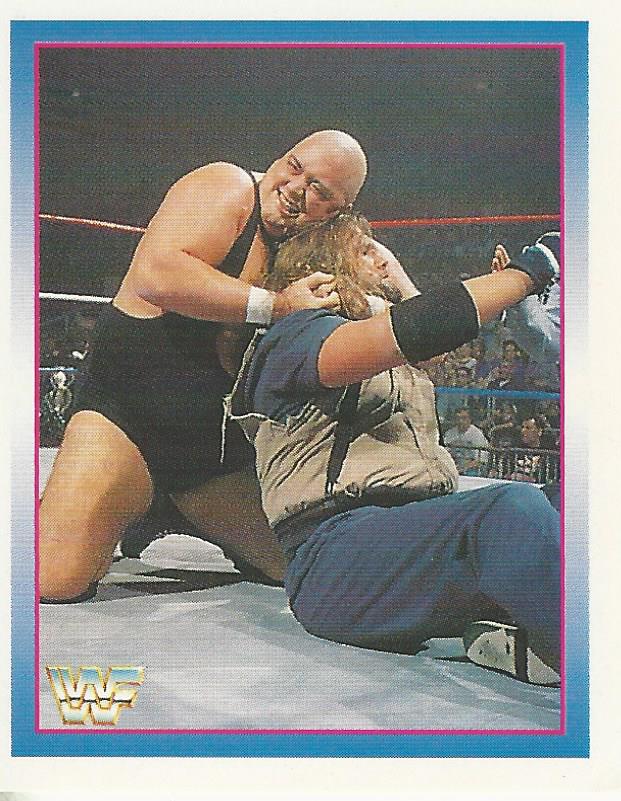 WWF Merlin Stickers 1995 King Kong Bundy No.191