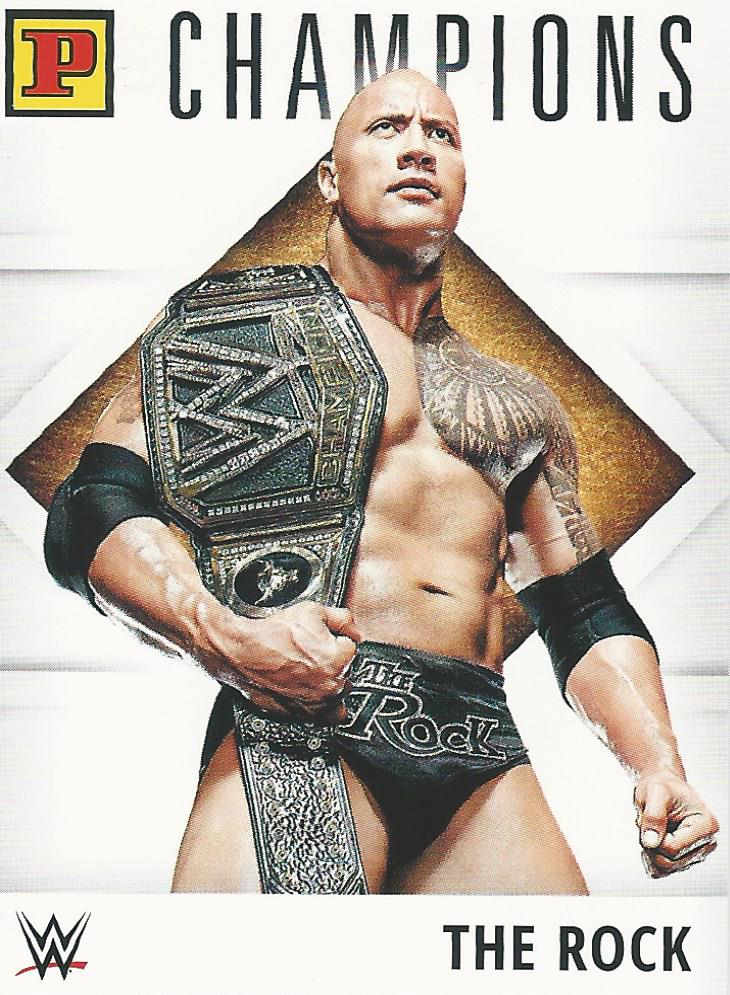 WWE Panini Debut Edition 2022 Trading Cards The Rock No.155