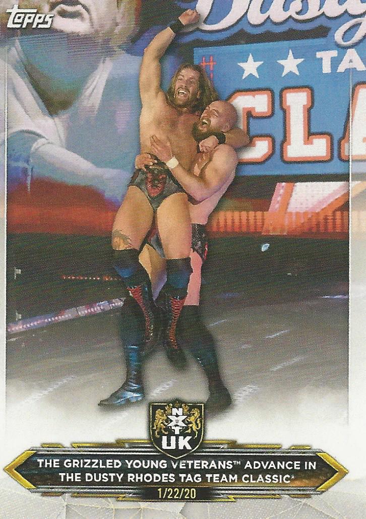 WWE Topps NXT 2020 Trading Cards Grizzled Young Veterans No.91