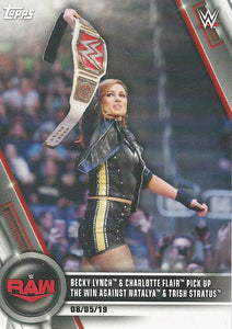 WWE Topps Womens Division 2020 Trading Cards Becky Lynch No.58