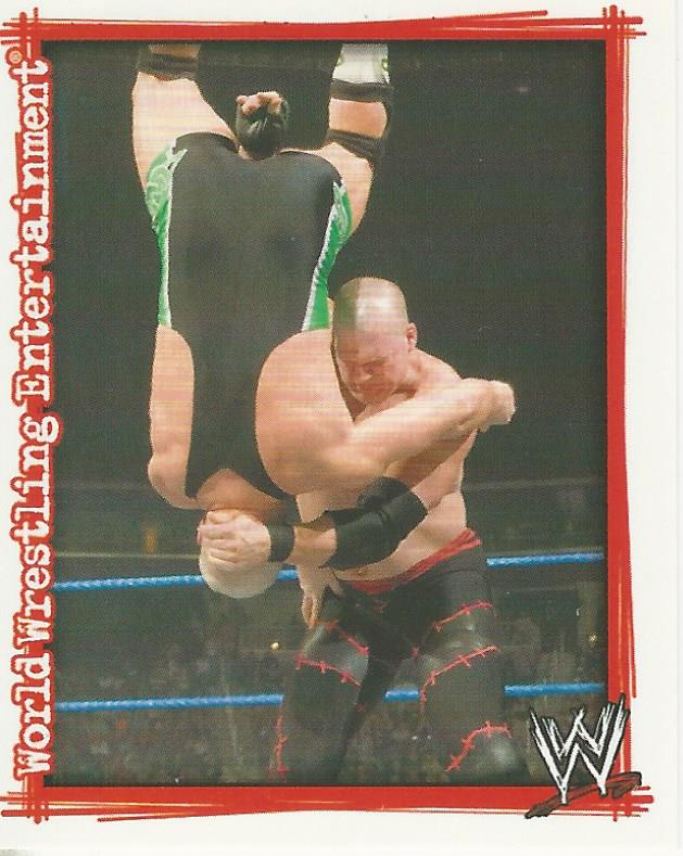 WWE Topps Superstars Uncovered 2007 Sticker Collection Kane No.192