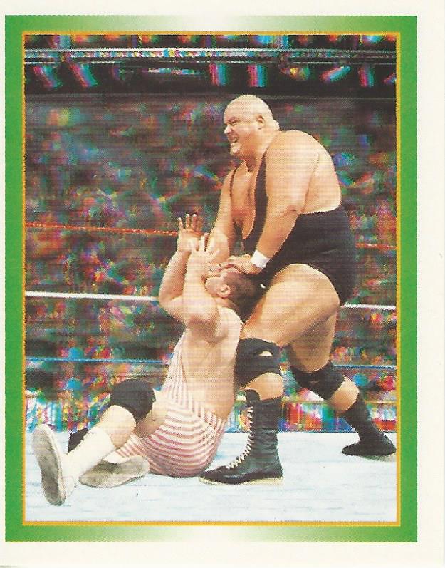WWF Merlin Stickers 1995 King Kong Bundy No.192