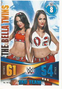 WWE Topps Slam Attax Rivals 2014 Trading Card Bella Twins No.192