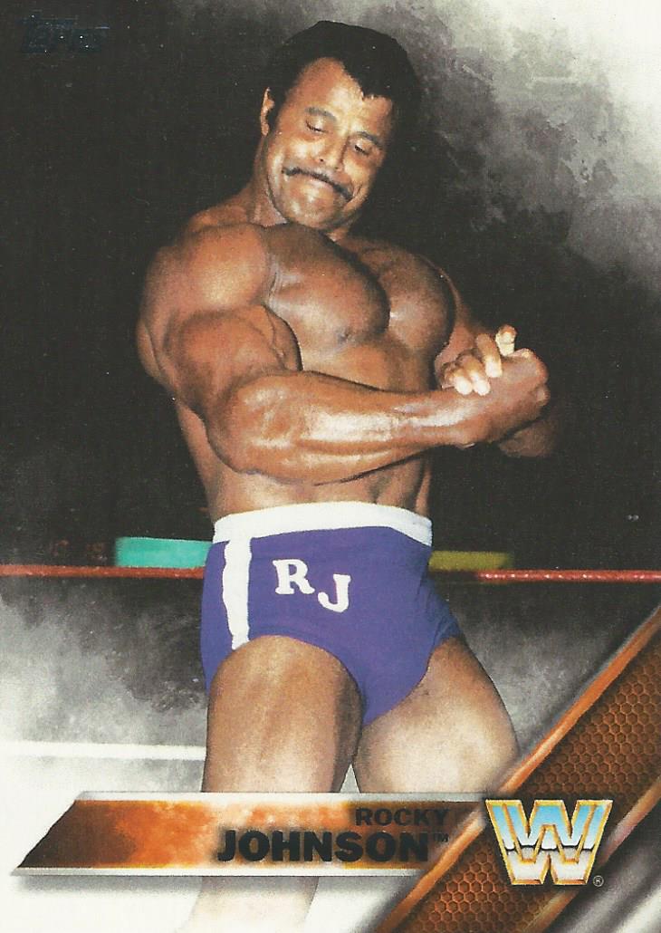 WWE Topps Then Now Forever 2016 Trading Cards Rocky Johnson No.192