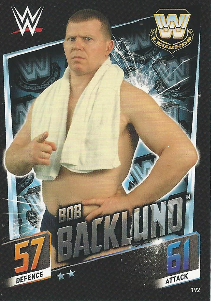 WWE Topps Slam Attax 2015 Then Now Forever Trading Card Bob Backlund No.192