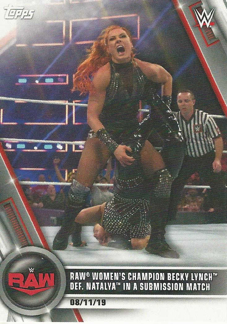 WWE Topps Womens Division 2020 Trading Cards Becky Lynch No.63