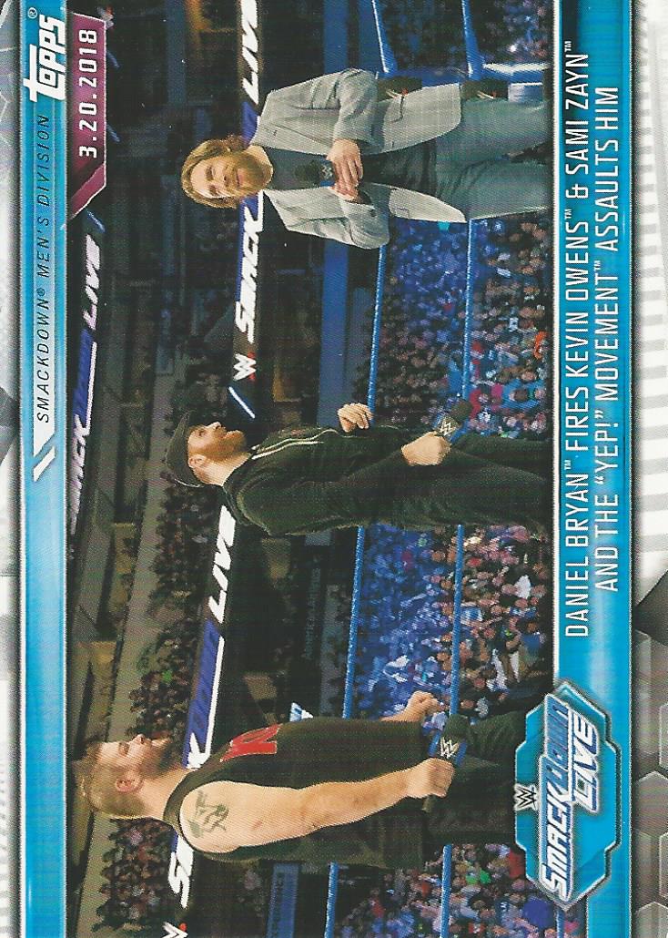 WWE Topps Champions 2019 Trading Cards Daniel Bryan No.92