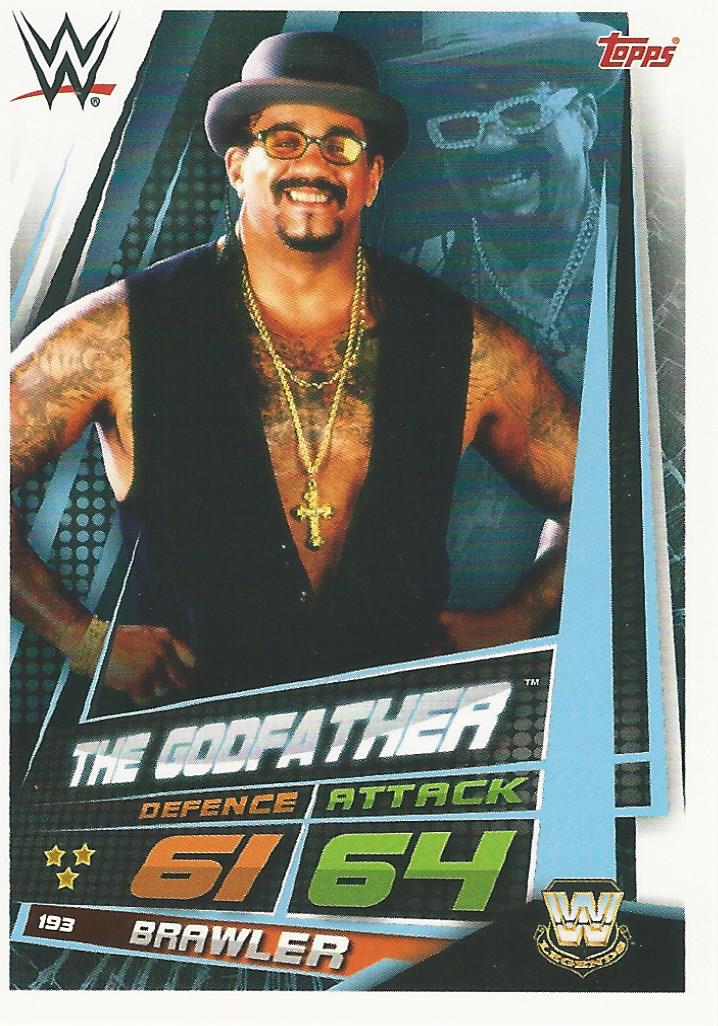 WWE Topps Slam Attax Universe 2019 Trading Card Godfather No.193