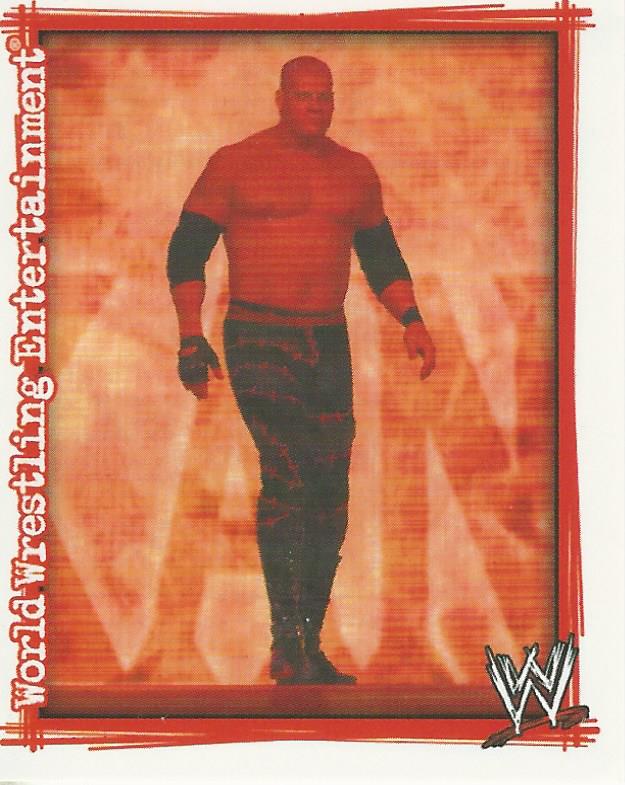 WWE Topps Superstars Uncovered 2007 Sticker Colllection Kane No.193