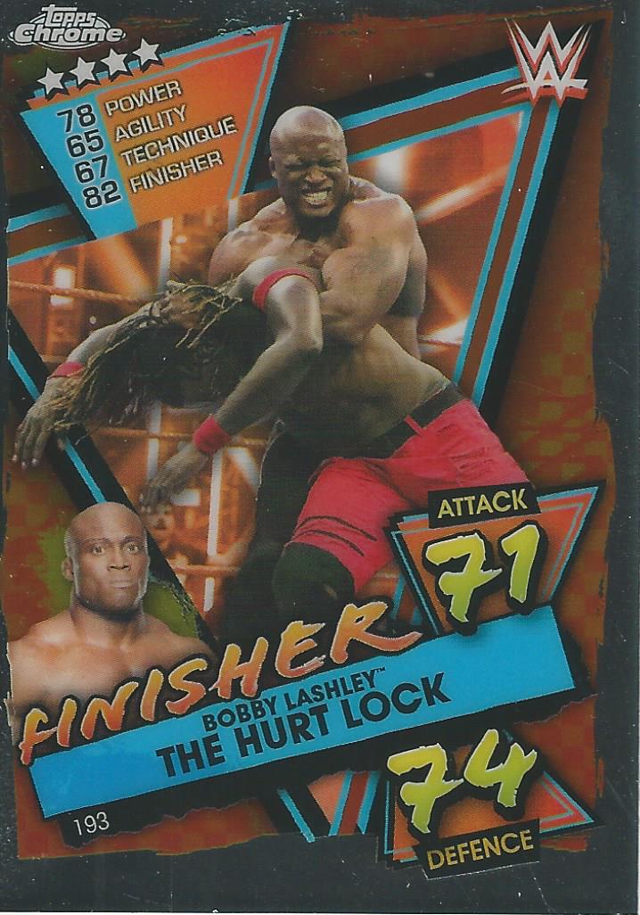 WWE Topps Slam Attax Chrome 2021 Trading Cards Bobby Lashley No.193