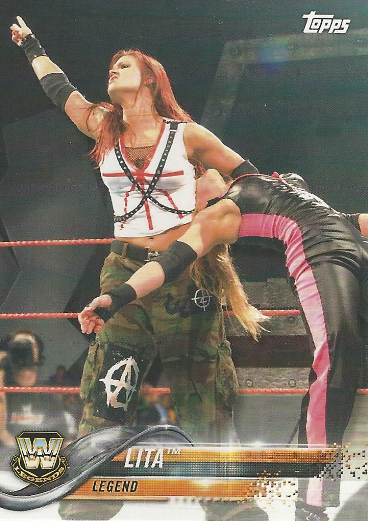 WWE Topps Then Now Forever 2018 Trading Cards Lita No.194