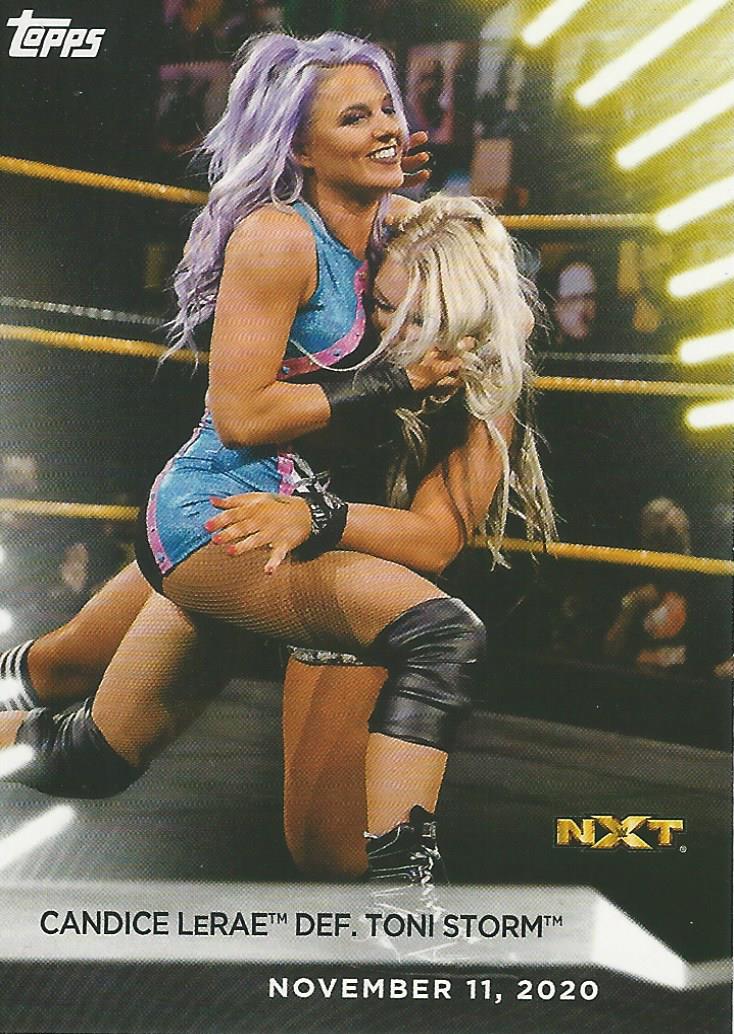WWE Topps Women Division 2021 Trading Card Candice LeRae No.94